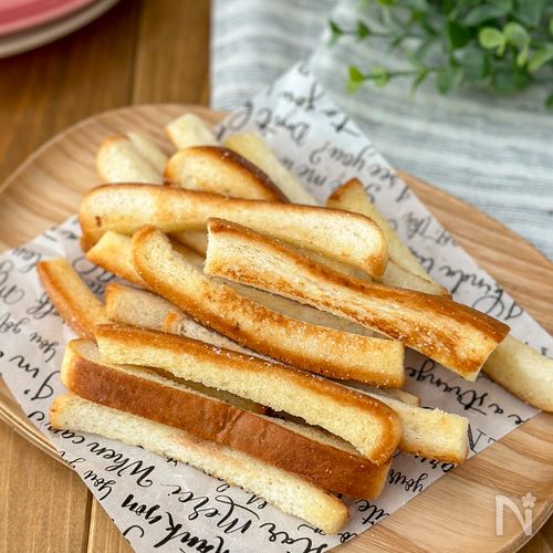 サクサクやみつき「パンの耳ラスク」レシピ