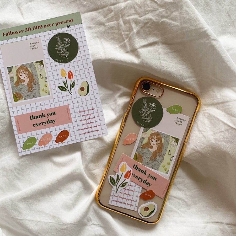 かわいいシールの貼り方升目に使う方法と注意点