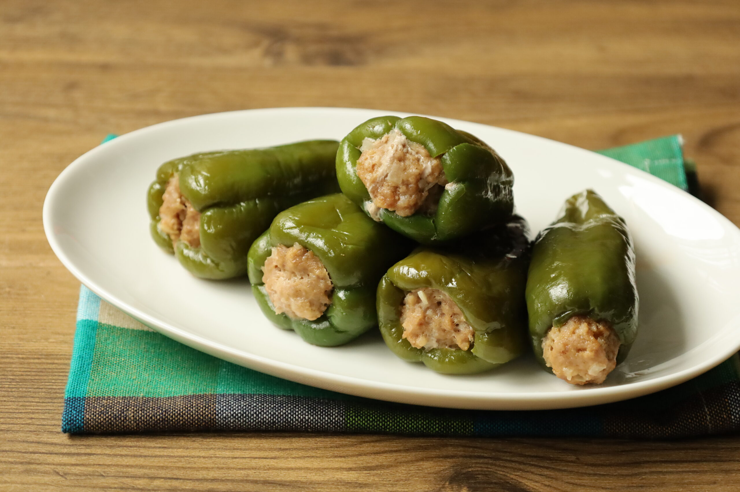 レシピ 剥がれず作れる♬ピーマンの甘辛肉詰め♬ - しにゃごはん blog