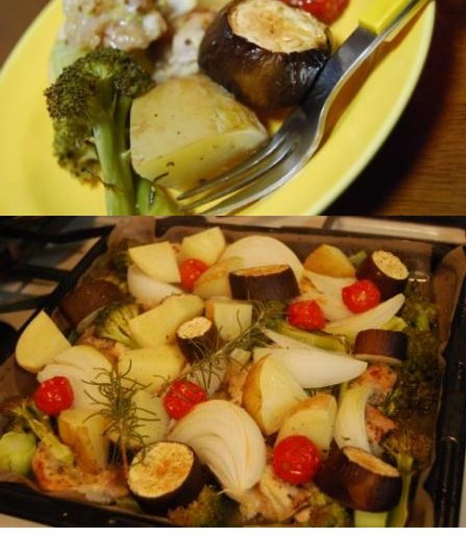 チキンとカラフル野菜のオーブン焼き～バルサミコ風味～東芝ライフスタイル株式会社