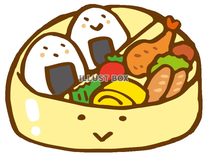 ランチのお弁当のイラスト無料のフリー素材 イラストエイト