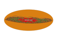 やきそばパンイラスト無料イラスト・フリー素材なら「イラストAC」