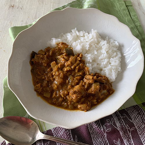 3種のスパイスで作るキーマカレ