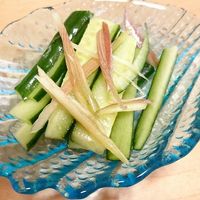 超簡単きゅうりの白だしごま油和え