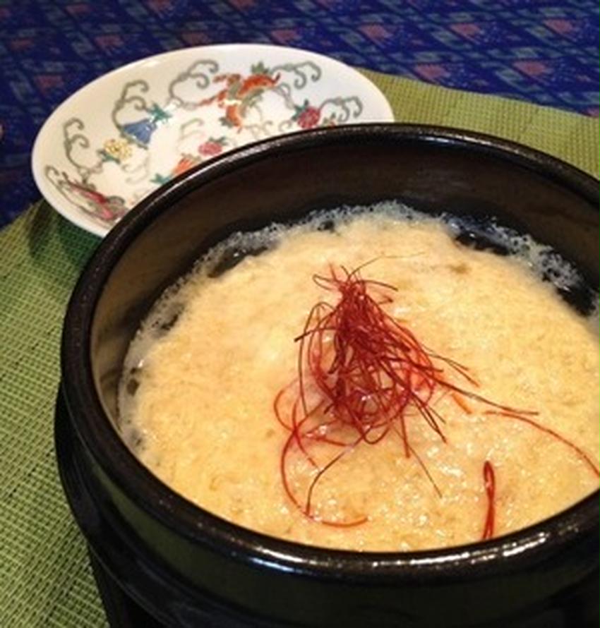 韓国人オッパの絶品レシピ あつあつふわふわ！ 韓国版茶碗蒸し「卵の蒸しもの ケランチム 」 毎日韓国ごはん 9- レタスクラブ