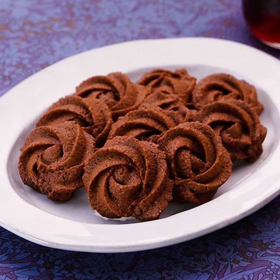 レンチン米粉ココアクッキ