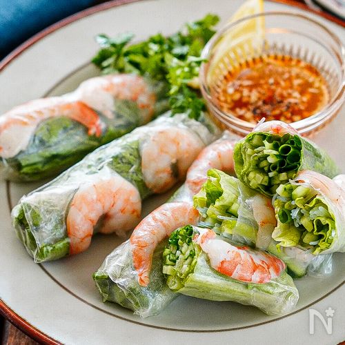 シンプル☆海老の生春巻き