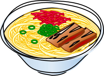 沖縄そばのイラストのイラスト素材 無料 ソーガ