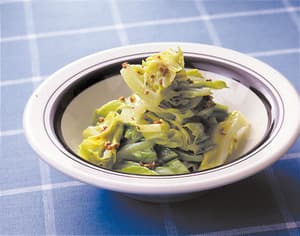 芽キャベツのハニーマスタード炒め