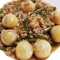 冷凍さといもの鶏そぼろあんかけ - レシピ - 冷凍食品・冷凍野菜はニチレイフーズ