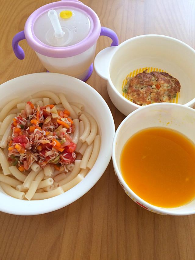 離乳食後期 マカロニのミルクスープ