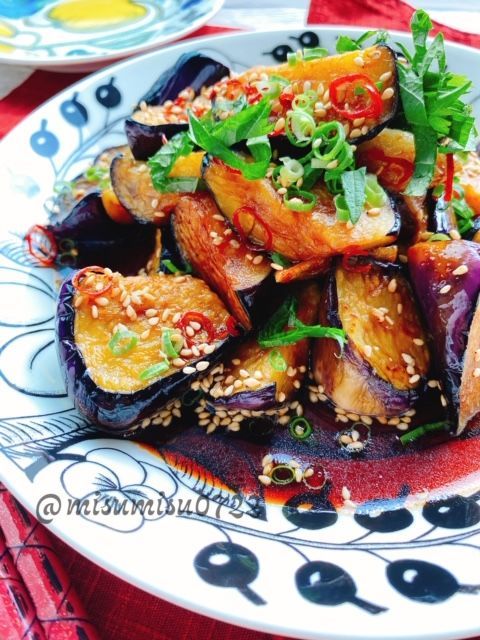 豚肉となすの南蛮酢