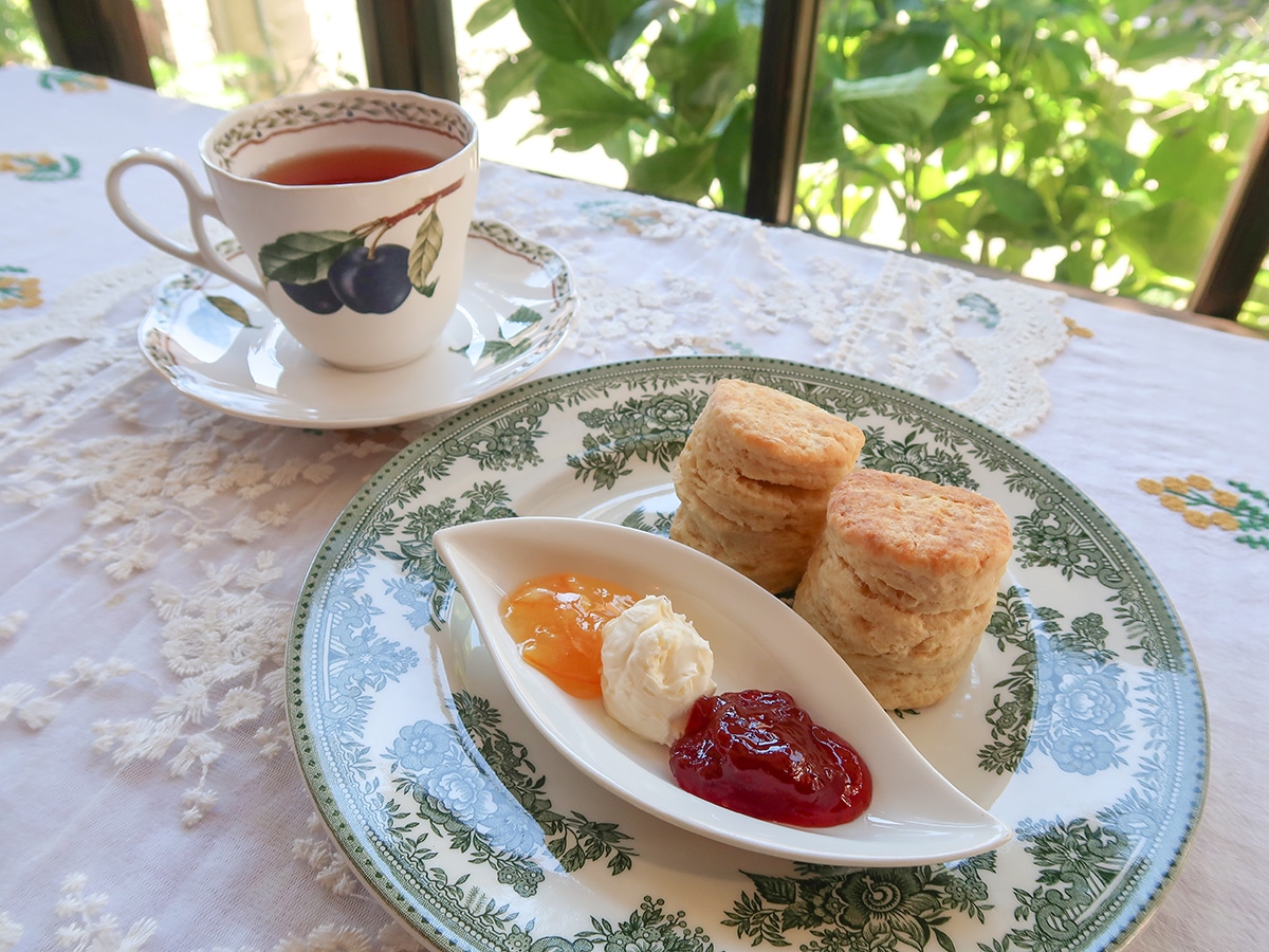 クリームチーズとオレンジママレードのスコーン