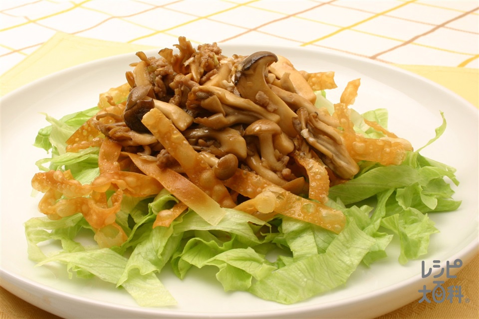 マジカルサラダ 3種のきのこのごまサラダレシピピエトロ - 美味しいドレッシングとパスタを