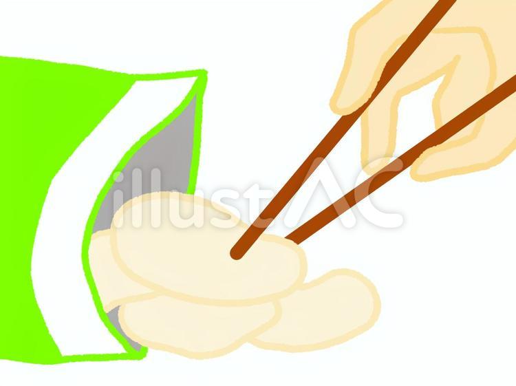 Finger Chopsticks アップグレード スナック箸 ゲーマー用 ポテトチップス 3本と1個 ロングスナックトング