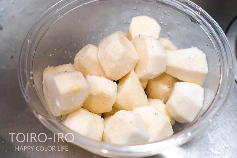 白だしで里芋の煮物
