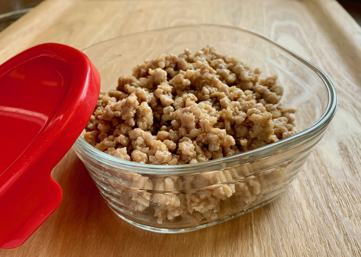 肉味噌のレシピ ご飯やレタスに合わせて ：白ごはん.com