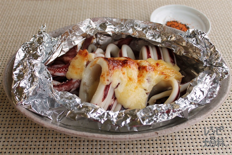 冷凍イカのチリ炒め