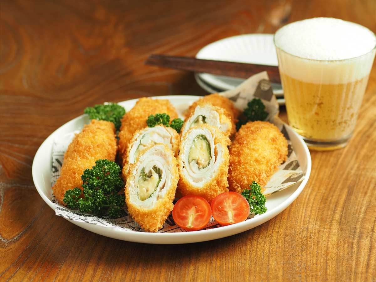 鶏むね肉の梅しそ焼きレシピkachi kachi plus