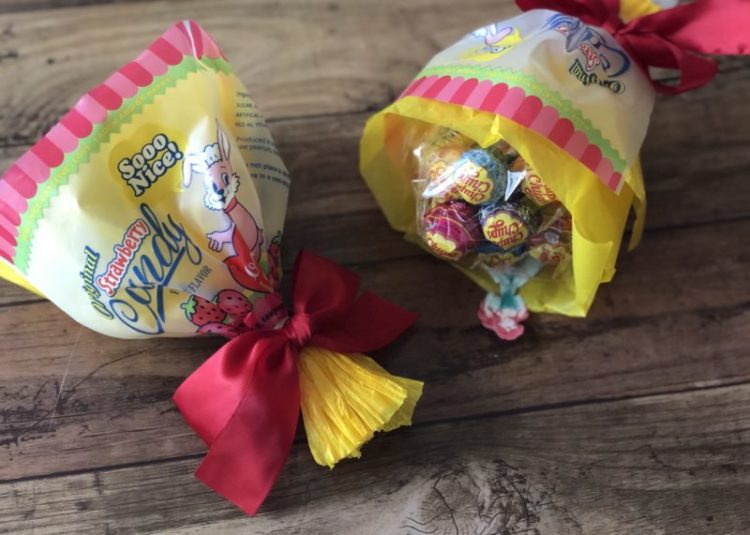 超簡単！ ハロウィンのキャンディブーケの作り方 - 今日も紙日和