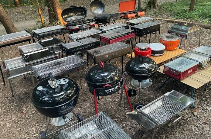 ✨ハンドメイド✨バーベキューコンロ ドラム缶 200リットル