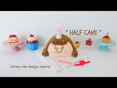 韓国で人気の ハーフケーキ くま柄 ハーフクレイケーキ 立体・オブジェ puchico0110 通販 15126449Creema クリーマ