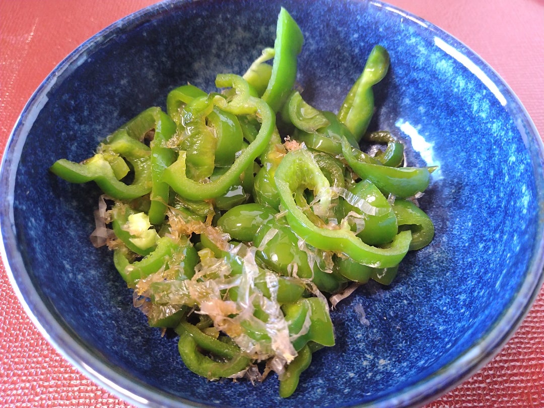 かつお節香る 我が家の無限ピーマン