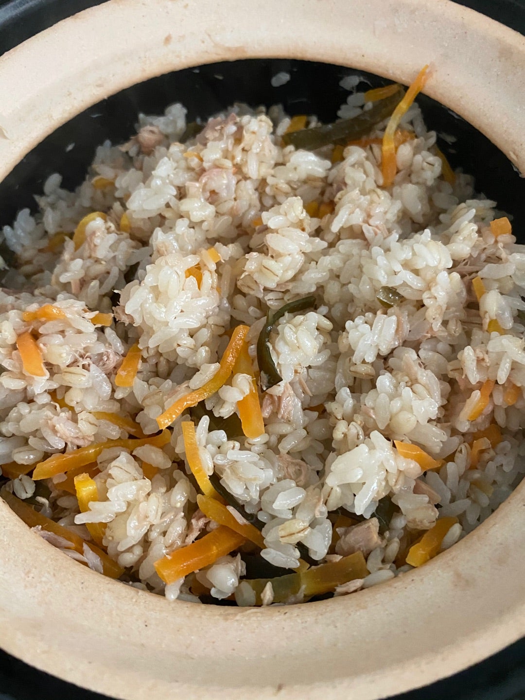 私の好きな✿押し麦ご飯✿の炊き方