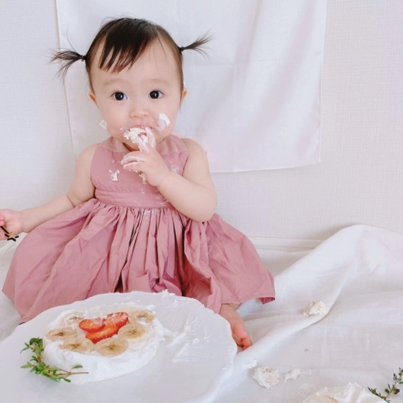 楽天市場全6色 ベビー MARLMARL マールマール：エプロン ブーケシリーズ ラッピング等無料 モチーフNo.1〜3 ベビーサイズ80-90cm お食事エプロン 出産祝い 女の子 専用ケース入り ギフト プレゼント 送料無料 : moment heureux モモンウールー