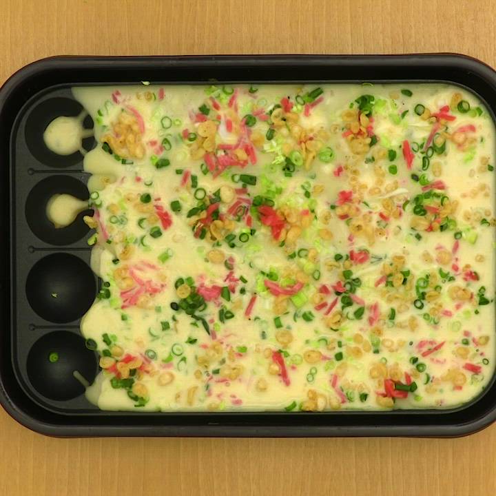 たこ焼きの材料にキャベツを使う