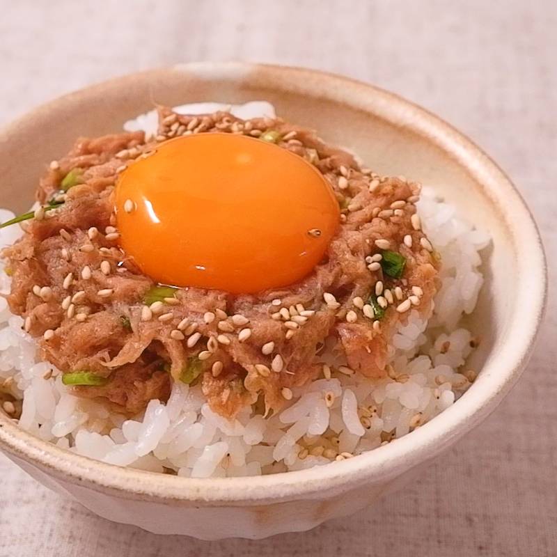 「あさイチ」ツナ玉丼 親子丼風