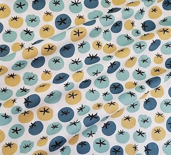 Yum fabric トマト シーチング トマト柄 野菜柄 北欧風 ストライプ シーチング生地 薄手 プリント生地 UNNO 生地 布NN2320H-12 数量3 30cm から10cm単位 : 手芸・生地・洋裁のホビー家コテツ - 通販 - Yahoo!ショッピング