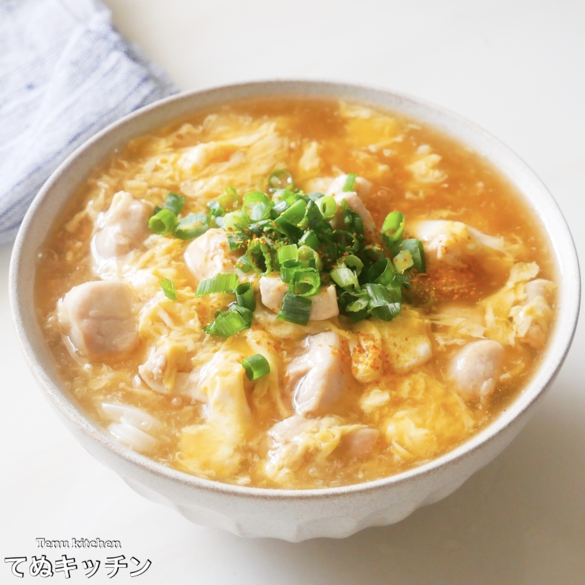 鶏肉の旨味たっぷり！ 稲庭うどん