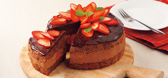 チョコレートショートケーキ