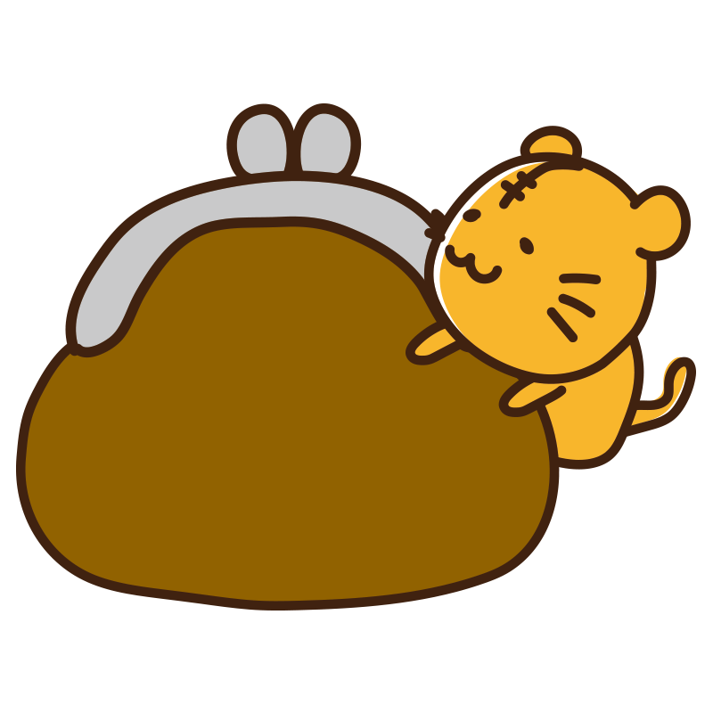 お財布の形の白黒フレーム飾り枠イラスト無料イラスト かわいいフリー素材集 フレームぽけっと