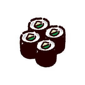 かっぱ巻きイラスト - No: 23233711無料イラスト・フリー素材なら「イラストAC」