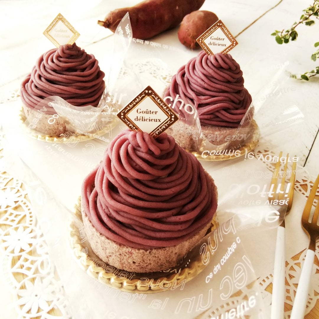 紫のドリップケーキレシピ 冷凍ブルーベリーを使って紫色のグラサージュ作り - 私のただの自己満足です