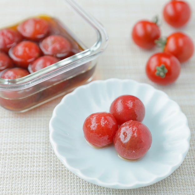 ミニトマトのめんつゆポン酢マリネ 漬けるだけでメチャうまレシピ・作り方Tasty