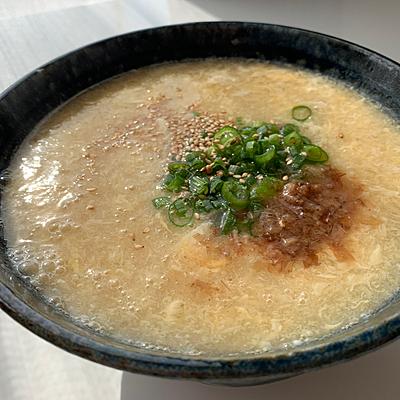 軽めの主食 玉子とじ煮麺 にゅうめん