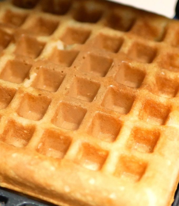 お家でカフェ気分HMでワッフル