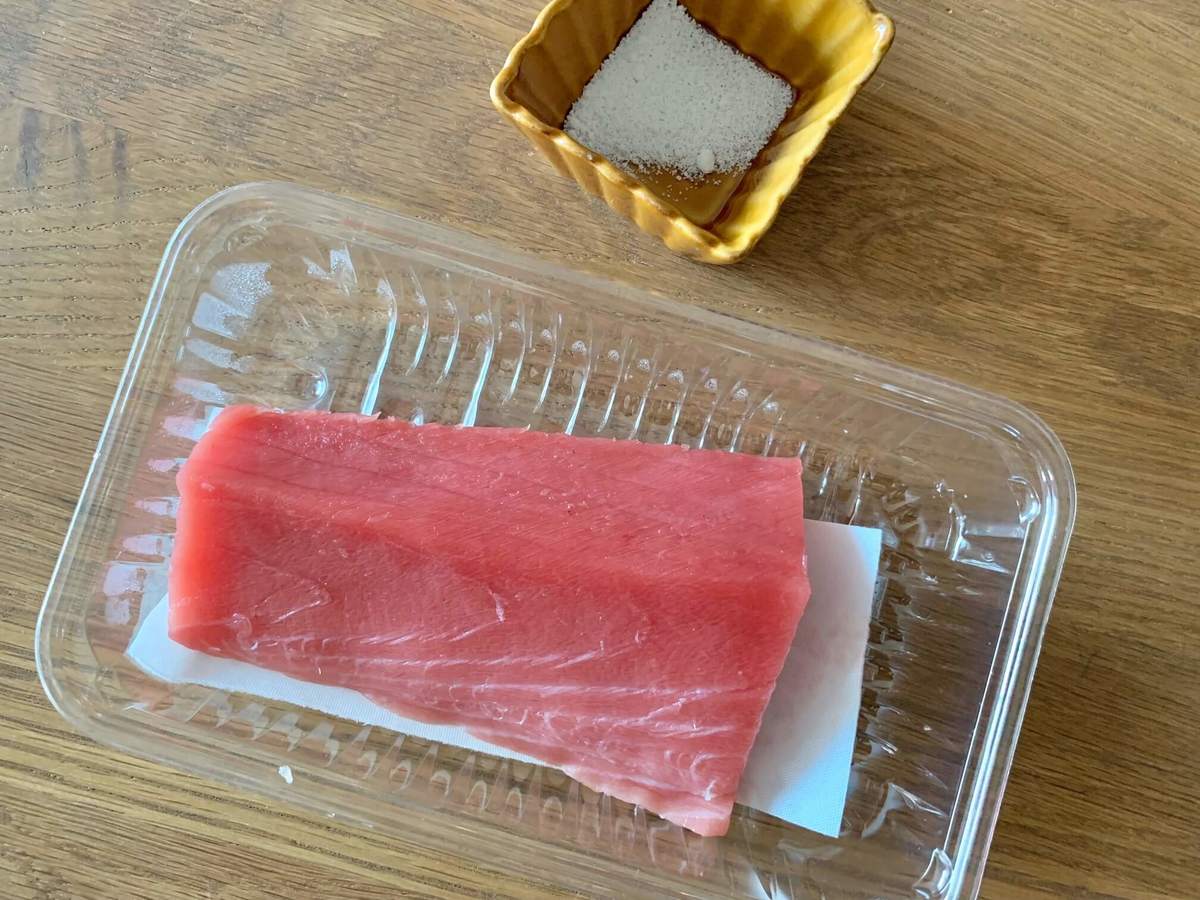 ごま油香る★簡単★マグロのたたきどんぶり