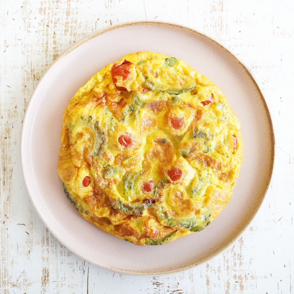 スパニッシュオムレツ・じゃがいもトマト野菜盛りだくさんレシピゴニョ研