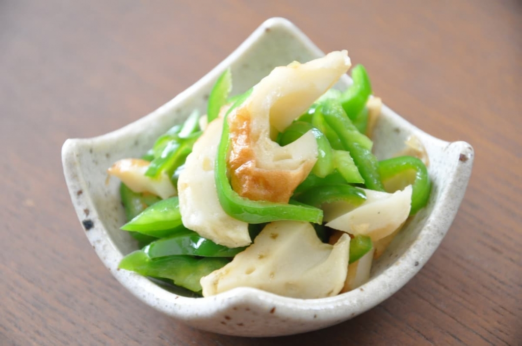 レンジで！ピーマンのおかか和え