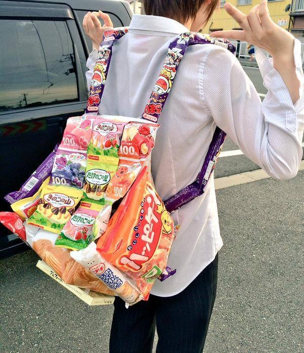 大人の工作☆作ってみましたお菓子リュック☆RINKASAスタッフぶろぐ