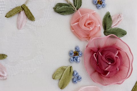 刺繍の基本 フレンチノットステッチで面を埋める方法910刺繍研究所