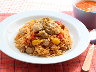 炊飯器で簡単ジャンバラヤ風いわて生活協同組合