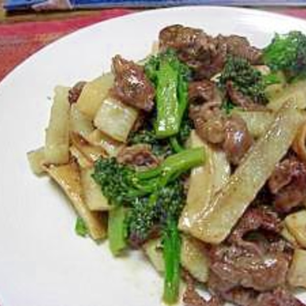 妻も喜んだ「甘辛牛肉のとろろかけ」