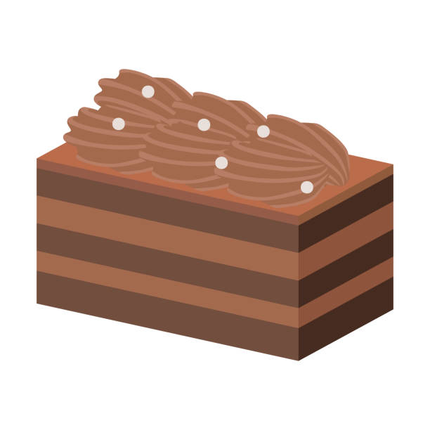 チョコレートケーキ - かわいいフリーイラスト素材集 ぴくらいく 商用利用可