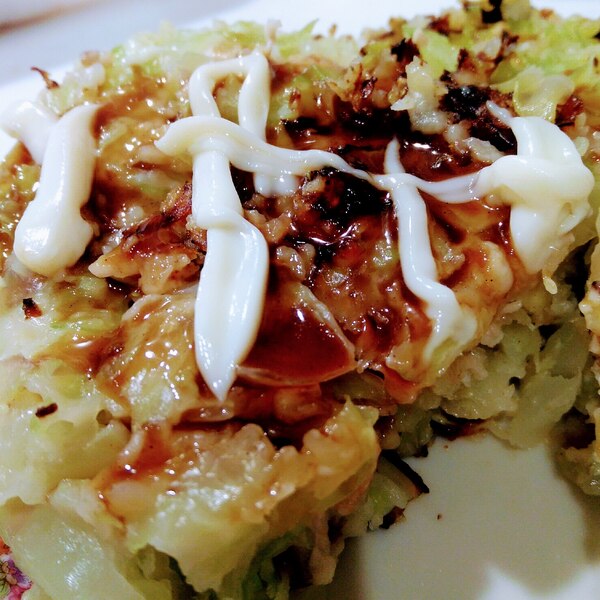 超簡単米粉で作るお好み焼き！卵なし長芋なしでお好み焼きレシピ