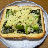 作ってみた テレビ千鳥 海苔のつくだ煮とチーズのトースト 作り方・レシピ